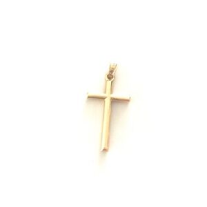 14k Elegant Gold Cross Pendant 1.25” , .0.6 Gram, NWOT